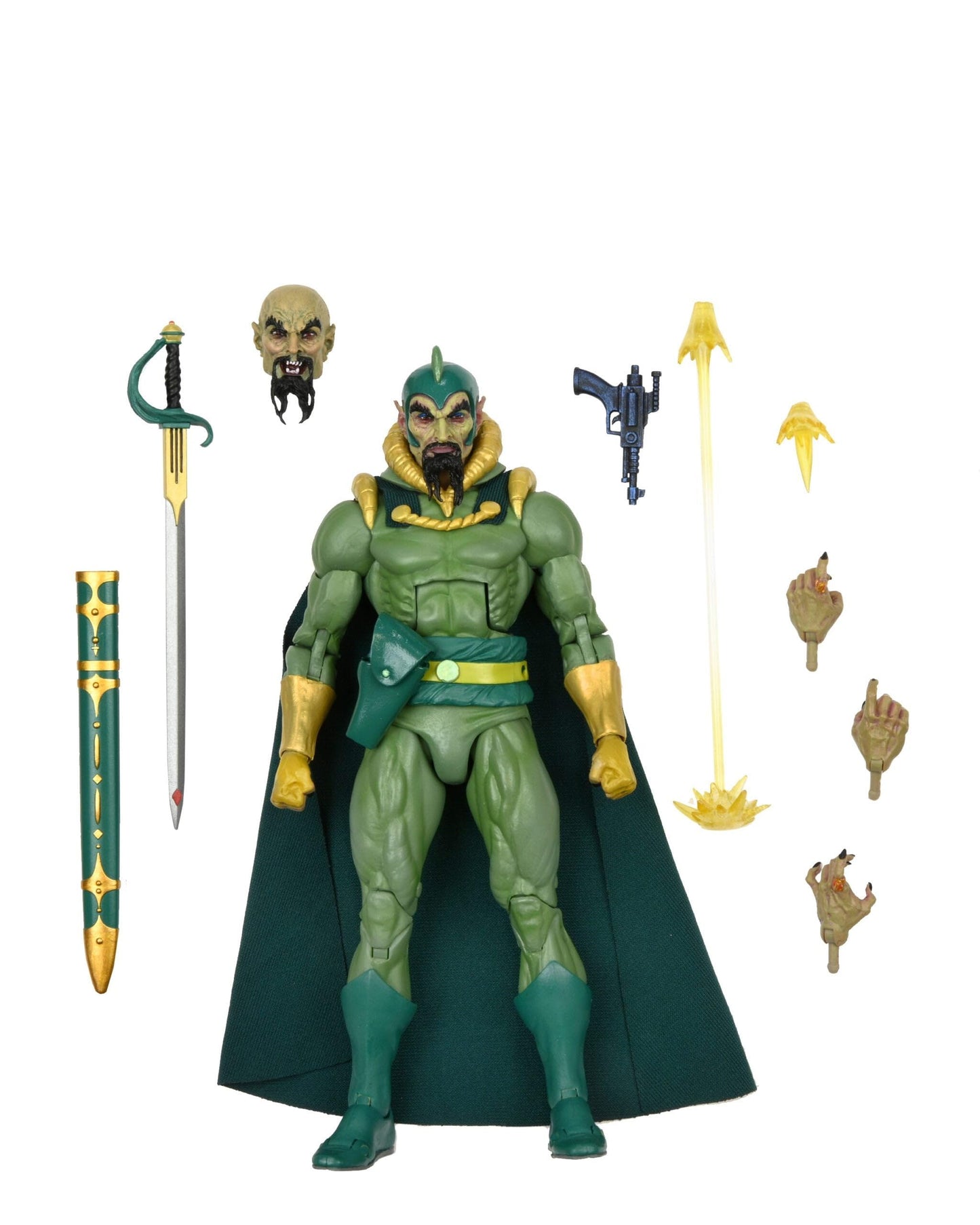 NECA King Features 7  Scale Action Figure - Original Superheroes Flash Gordon Series Ming The Merciless