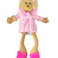 Making Believe Plush Stuffed Animal 10' Pink Day Spa Teddy Bear