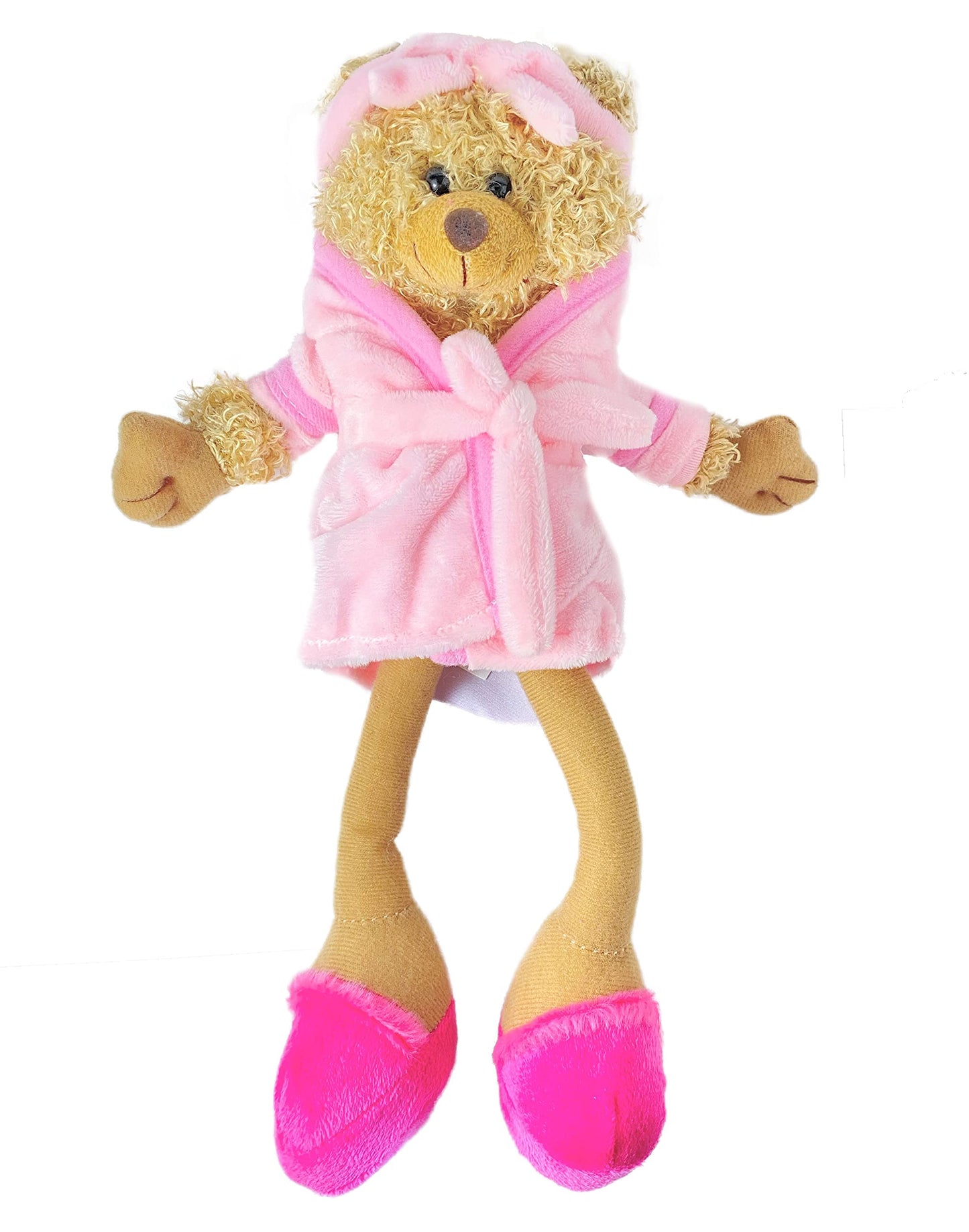 Making Believe Plush Stuffed Animal 10' Pink Day Spa Teddy Bear