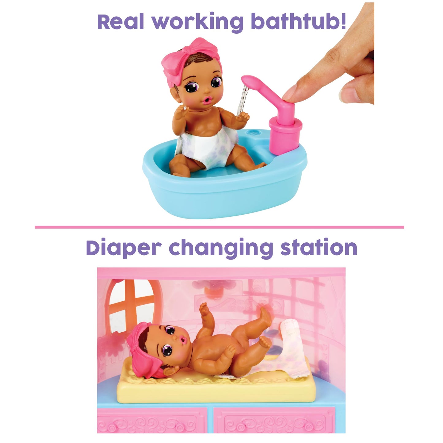 Baby Born Surprise Bottle House Playset With Exclusive Doll - Discover 20+ Surprises, 2 Levels Of Play, 6 Rooms To Explore, For Kids Ages 3 And Up