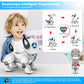 SUPIREO Remote Control Robot Dog Toy, Programmable Smart Interactive Robotic Pets, RC Stunt Robot Toys Dog Imitates Animals Musi