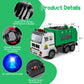choopheme Garbage Truck Toys with Music 4D Led Light Automatic Bump Light up Toys Garbage Truck Engine Push Car Toy Vehicle Tras