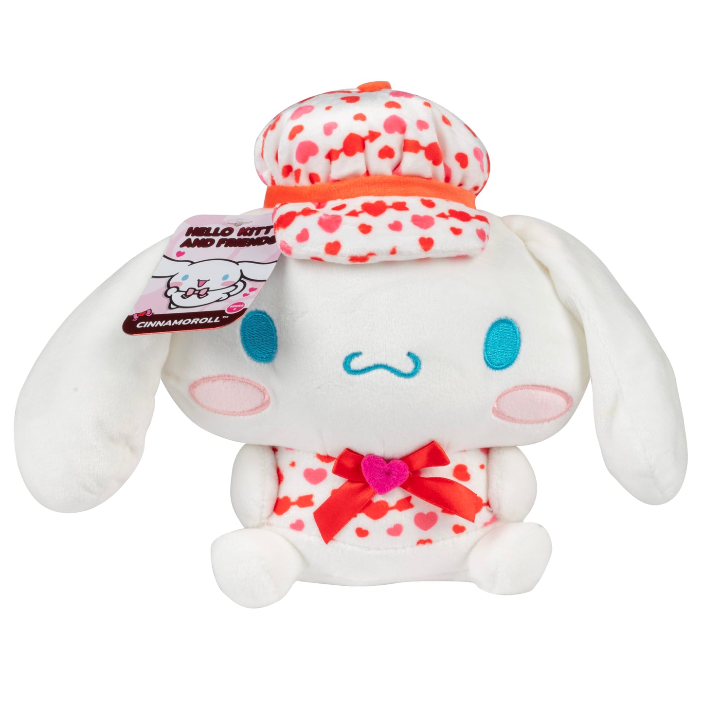 Valentine'S Day Hello Kitty And Friends 8'' Cinnamoroll Plush W/Heart Outfit - 2025 Limited Edition Officially Licensed Sanrio -