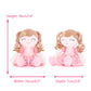 Gloveleya Dolls Baby Girl Gifts Soft Plush Doll Pink Crown Princess 14''