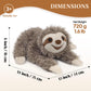 Sloth Stuffed Animals  Microwavable Stuffed Animal Adorable Fluffy Sloth Plush for Warmth & Comfort  Heatable & Coolable Lavender Scent Toy  Cute Soft Plushie Gifts for Kids mature-themed & Children Boy Girls