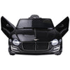 Aosom Licensed Bentley Exp12 Kids Electric Car With Parent Remote Control, 12V Ride On Car With Butterfly Doors, Startup Sound, Suspension, Mp3 Player, Songs, Horn, Lights, Black