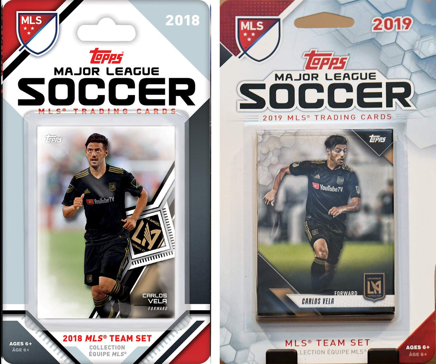C & I Collectibles Mls Los Angeles Fc 2 Different Licensed Trading Card Team Sets