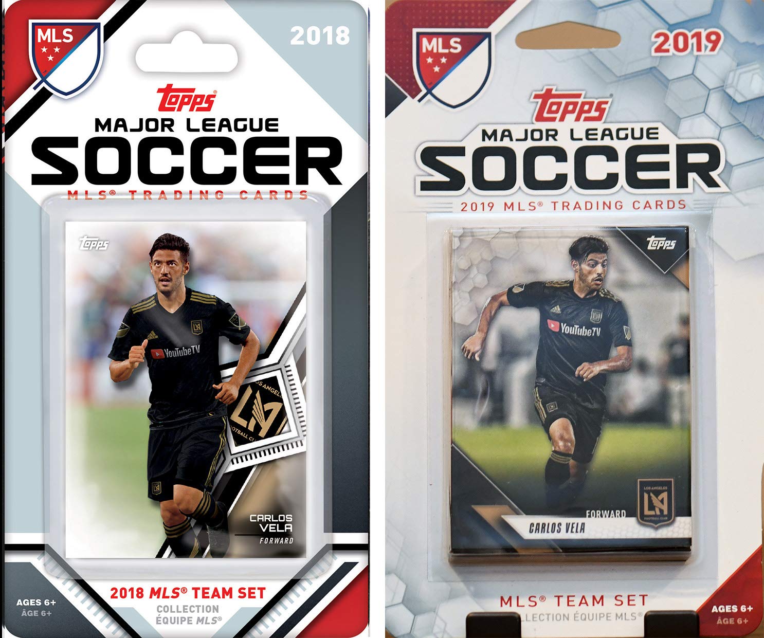 C & I Collectibles Mls Los Angeles Fc 2 Different Licensed Trading Card Team Sets