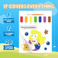 YPLUS Paint with Water Books for Toddlers, Art Craft Toys Watercolor Painting Paper for Kids Gift for Drawing with Brush - Dinos