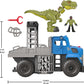 Fisher-Price Imaginext Jurassic World Dino Hauler Vehicle with T. rex, 5-Piece Playset, Multicolor, Ages 3+ Years, Model GVV50
