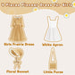 Aoiviss Pioneer Girls Dress Floral Colonial Prairie Costumes For Little Kids With Apron And Bonnet, Yellow