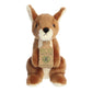 Aurora Eco-Friendly Eco Nation Eco Softies Kangaroo Stuffed Animal - Environmental Consciousness - Recycled Materials - Brown 8