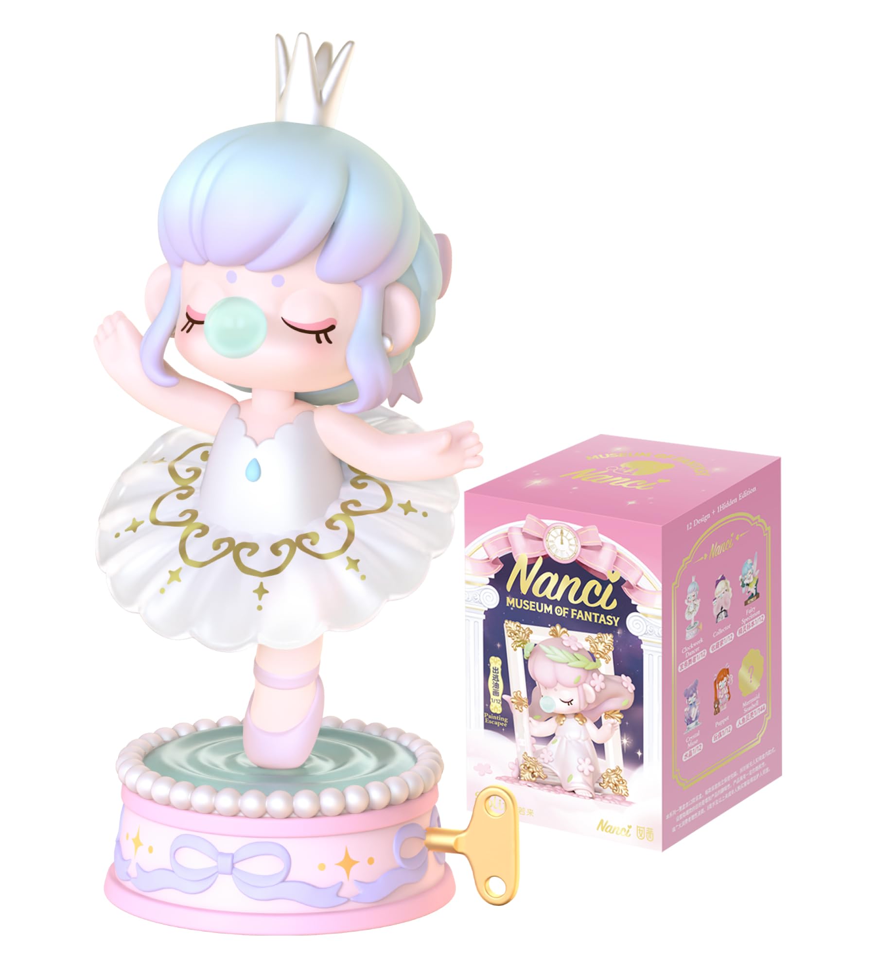 Rolife Nanci Blind Box Action Figure Toys-Fantasy Museum- Cute Kawaii Mini Dolls 3.5 Collectable Figurines Birthday Gifts for Gi