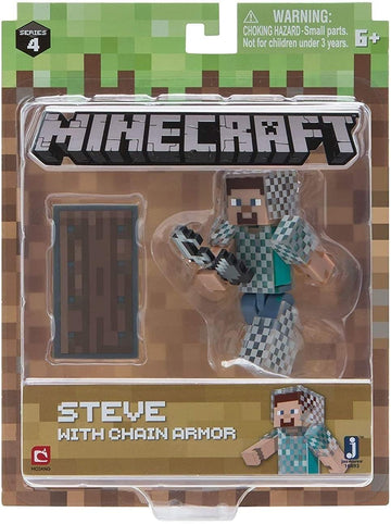 Minecraft Steve in Chain protective covering Figure Pack Action Figure