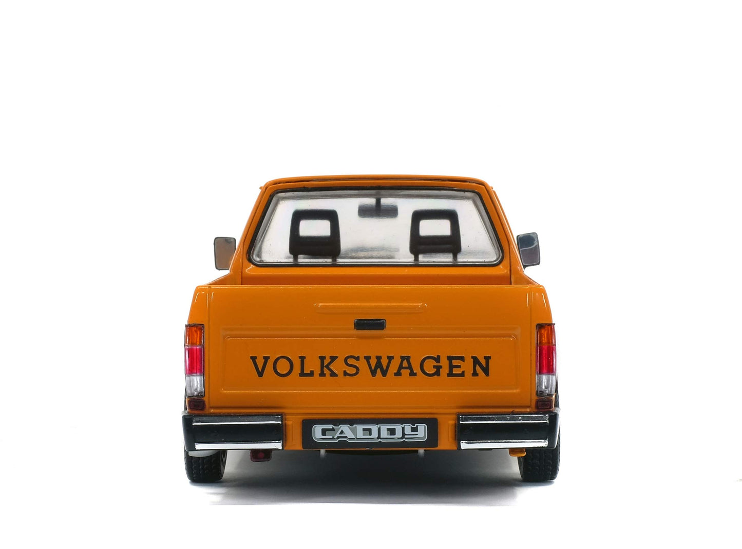 1982 Volkswagen Caddy MKI Pickup Truck Custom Orange 1/18 Diecast Model Car by Solido
