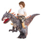 Goosh Inflatable Dinosaur Costume Riding Stegosaurus For Kids Halloween Costumes Boys Girls 36In Funny Blow Up Costume For Halloween Party Cosplay(2-3 Yrs)