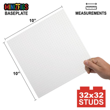 Minizfigs Classic Baseplate Building Base Plates For Lego Building Bricks And Sets | Compatible With Leading Brands-Baseplate |