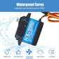 ANNIMOS 35KG Coreless Digital Motor Servo 7.4V High Speed High Torque Stainless Steel Gear Waterproof Standard Baja Servos 180 D