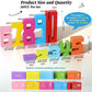 Gosarhey 20Pcs Wooden Number Building Blocks, Number Blocks Friends Of Ten, Friends Of Ten Blocks, 1-10 Balance Wooden Digital B