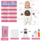 Vollence 16 Inch Lifelike Full Body Silicone Baby Doll Girl Mouth Open Anatomically Correct Newborn Baby Doll With Feeding Kit & Gift Box - Girl