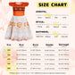 Eledobby Princess Dress For Girls Kids Halloween Costume Birthday Party Cosplay Outfits 7-8Years Orange