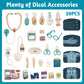 29 Pcs Doctor Kit for Toddlers 3-5 Pretend Play Toys Dentist Set Vet Medical Mobile Cart with Sound & Light Xray Stethoscope Tod