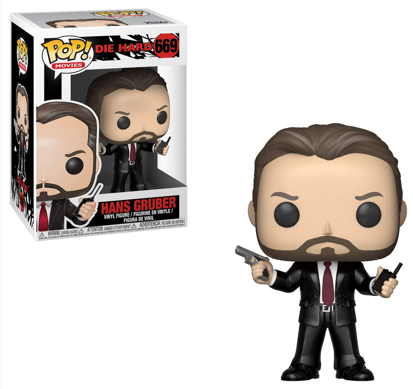 Funko Pop Movies: Die Hard - Hans Gruber Collectible Figure, Multicolor