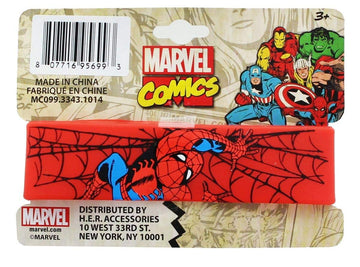 Marvel Comics Superhero Spider-Man Printed Rubber Cuff