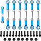 Vgoohobby Aluminum Adjustable Turnbuckles Rod Camber Links Steering Linkage Pull Rod Tie Rod Compatible With Traxxas 1/10 Slash