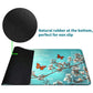 RWUTYTIUL Butterfly Blue Card Playmat 24 X 14 Inch with Tube Bag, Card Gameplay Desk Mats for Commander Deck MTG RPG CCG TCG Car