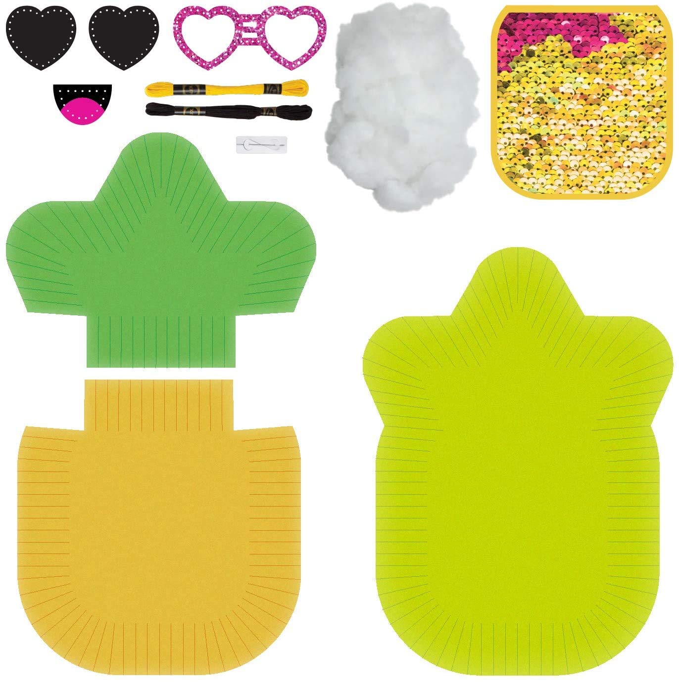 Alex D.I.Y. Knot-A-Pineapple Sequin Plush