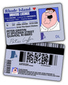 Pack of 3 Peter Griffin Driver License ID/Funny Plastic License/Family Guy Fans Complement for Costumes/Double Sided | Collectib