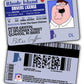 Miami Graphic Solutions Funny Plastic Driver License ID - Peter Griffin | Double Sided Collectible Card for Family Guy Fans