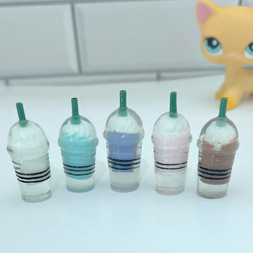 Lps Pet Shop Mini 5 Pc Frappuccino Accessories Lot