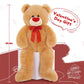 Morismos Giant Teddy Bear Stuffed Animals, Love Heart Big Bears Plush Toy, Large Stuffed Bear For Girlfriend Valentine'S Day, 36 Inches