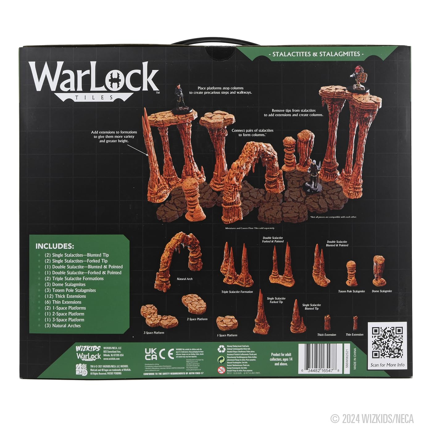 Wizkids Warlock Tiles: Expansion – Stalactites & Stalagmites