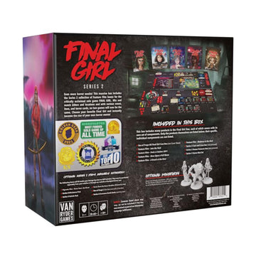 Van Ryder Games Final Girl Series 2 Storage Box - Purple Cardboard Organizer for Board Game & Add-ons, Model VANVRGFGSTOR2