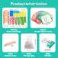 120Pcs Wooden Pattern Blocks, Sticks & Rings Wooden Tangram Puzzle Stem Preschool Brain Teaser Montessori Toys Gift For 3 4 5 Years Old Toddler Kids Boy Girl