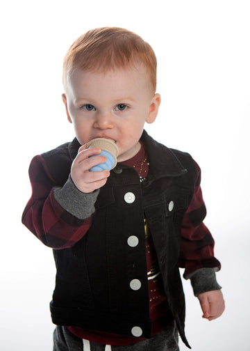 Sweetooth Baby Teether - Baby Blue
