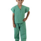 Natural Uniforms Childrens Scrub Set-Soft Touch-Role Play Costume Set (Surgical Green, 8/10)