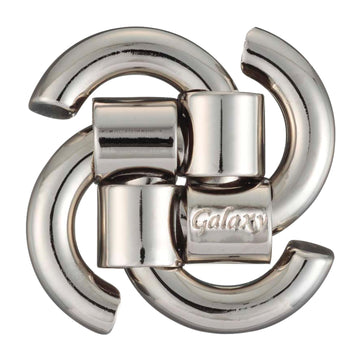 Bepuzzled |Galaxy Hanayama Metal Brainteaser Puzzle Mensa Rated Level 3, For Ages 12 And Up