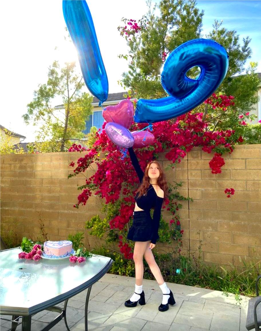Large Foil Navy Blue Number 9 Balloon 40 Inch, Mylar 9Th Number 9 Birthday Balloons, 9 19 29 39 59 99 Blue Party Decorations, Gi