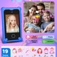 BESTOONE Upgrade Kids Phone Toys for 3 4 5 6 Year Old Girls and Boys, Toddler Emulated Touchscreen Smartphone with No Calls, No