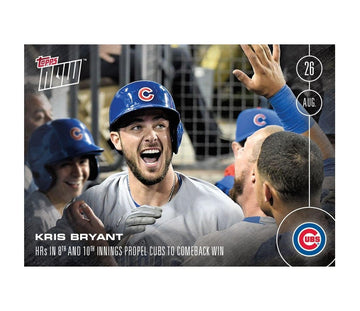 Mlb Chicago Cubs Kris Bryant #398 Topps Now Trading Card