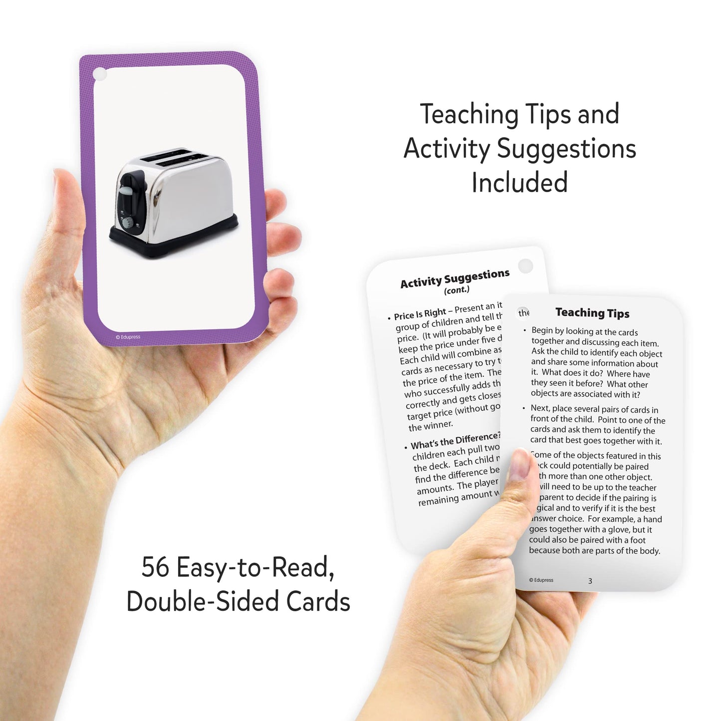 Teacher Created Resources Go Together Flash Cards, Multi, 3-1/8" x 5-1/8", Model EP62052, Paper