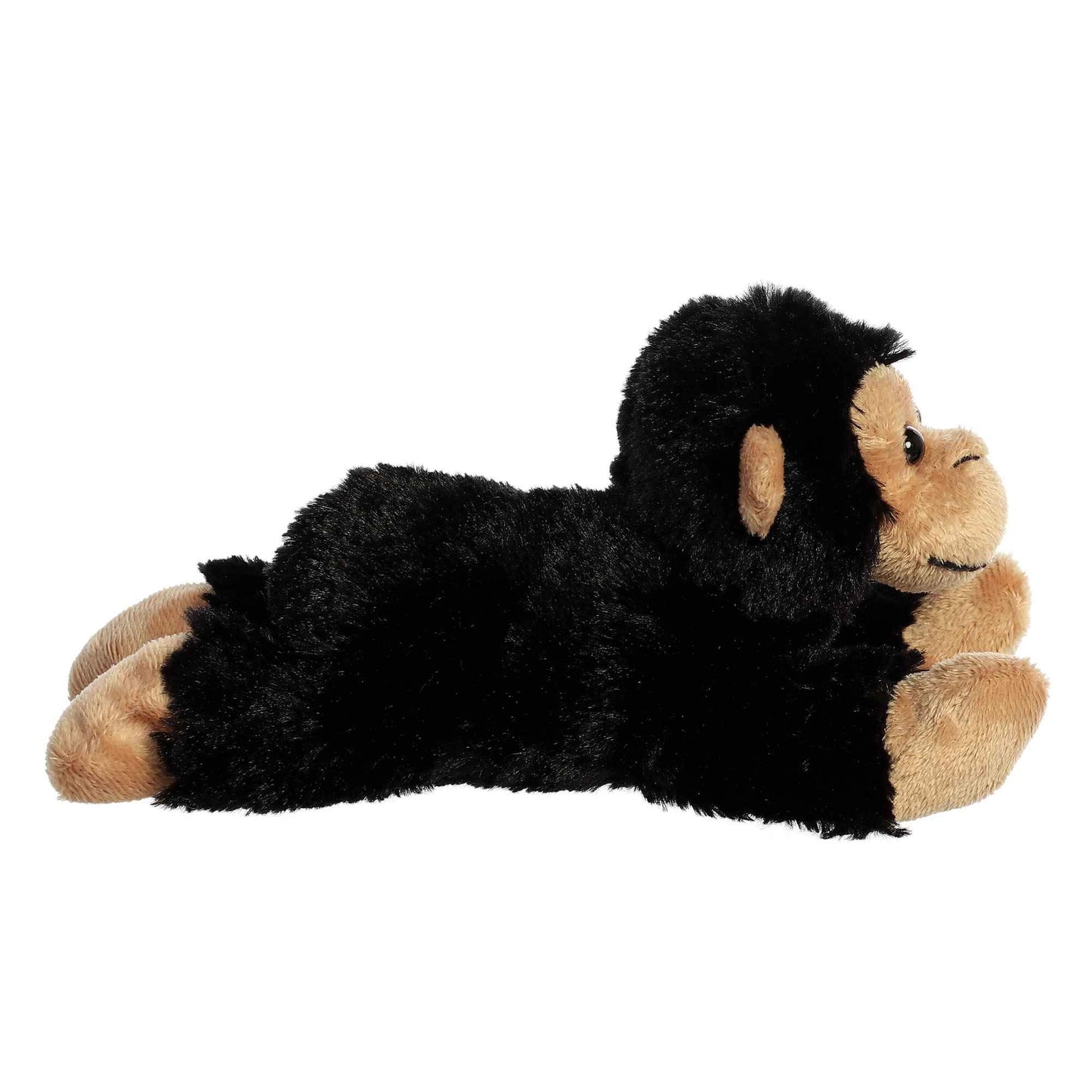 Aurora Adorable Mini Flopsie Cory Chimp Stuffed Animal - Playful Ease - Timeless Companions - Black 8 Inches