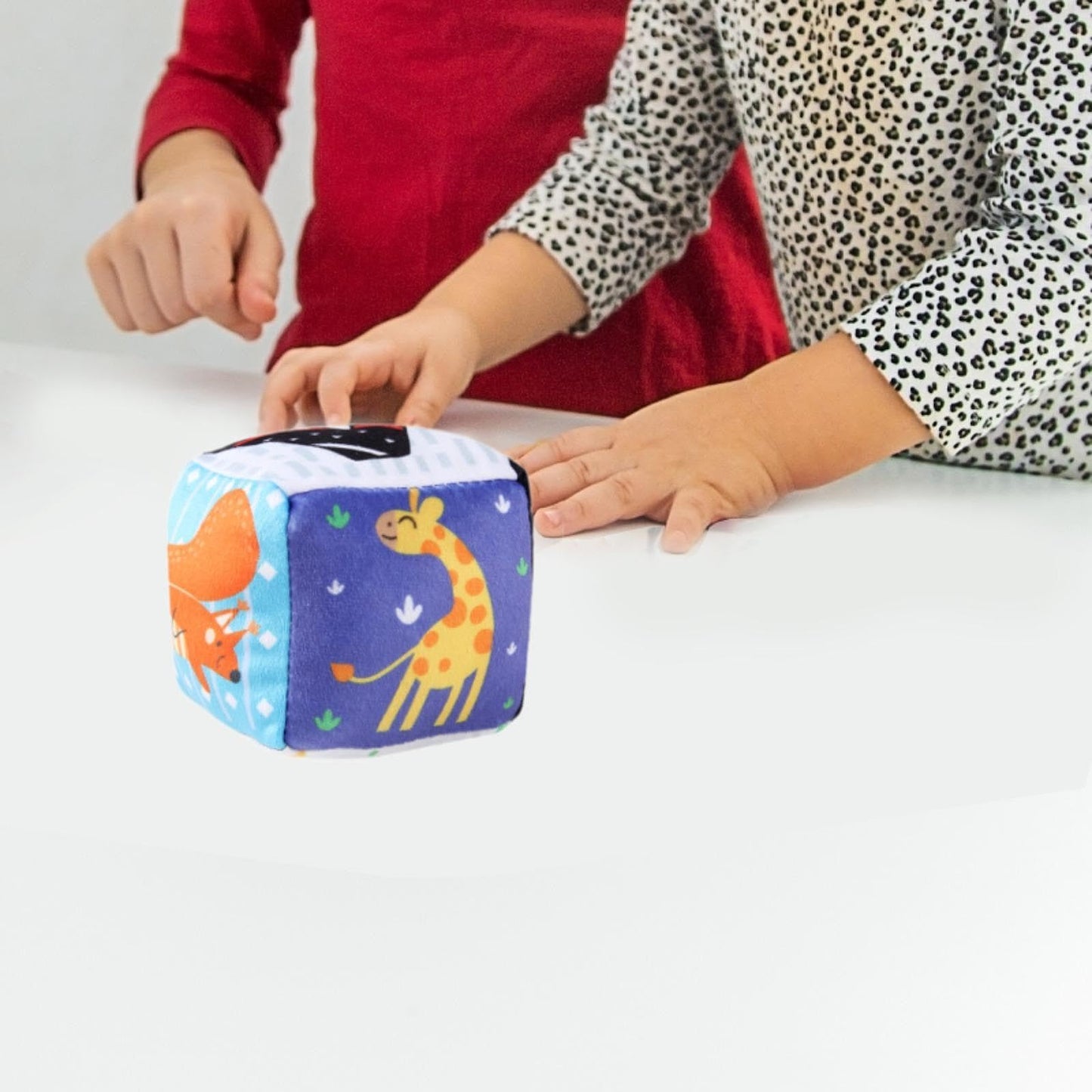 Bnf Sensory Cube Easy To Grab Educational For 0 3 6 9 Month Old Toddlers Infant Giraffe Baby | Toys For Baby | Developmental Bab