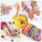 3000Pcs Loom Rubberbands Kit With 75 Clips,5 Hooks, Premium Bracelet Making Kit For Kids Weaving Diy Crafting Gift(Red)