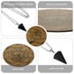 Jetec Wooden Pendulum Board Dowsing Divination Pendulum Witchcraft Altar Supplies With Crystal Necklace And Metaphysical Message Board Kit, 3.9 Inch(Wood Color)