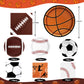 Sports Birthday Party Decorations 80Pcs Sports Party Plates And Napkins Baseball Football Soccer Basketball Rugby Disposable Pap
